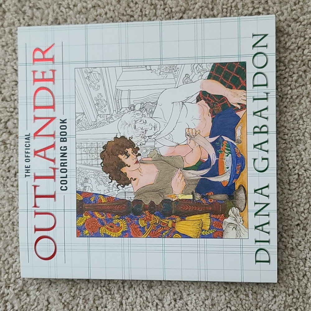 Official Outlander adult coloring book